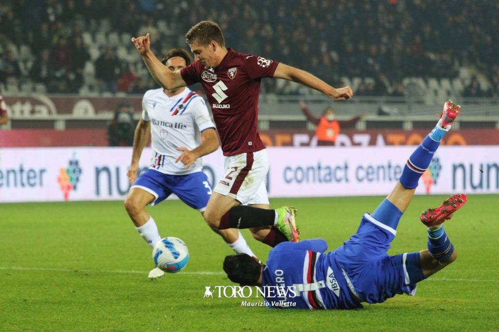 Torino Sampdoria Praet Audero