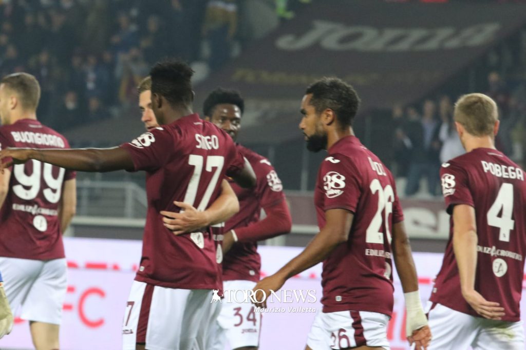 Torino Sampdoria esultanza