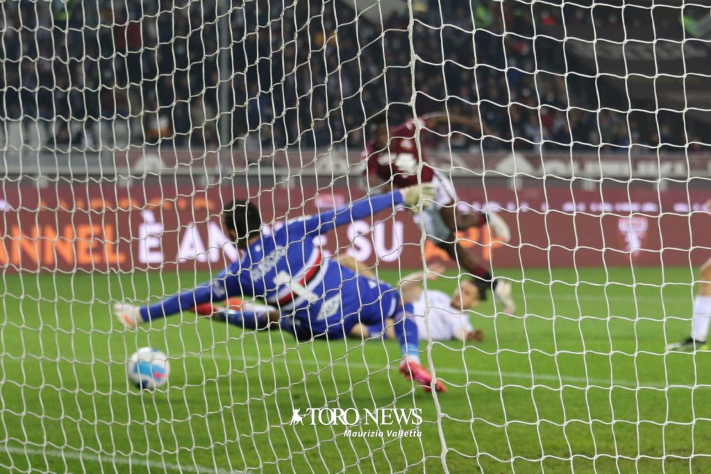 Torino Sampdoria Singo Audero gol