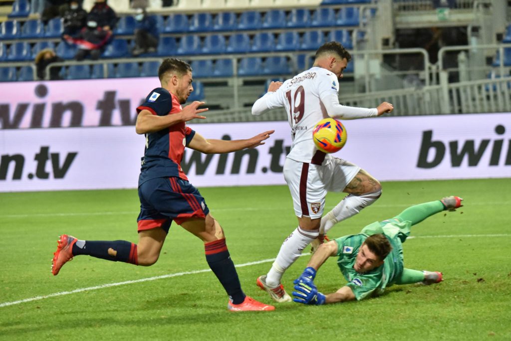 Cagliari-Torino Sanabria Cragno Bastoni