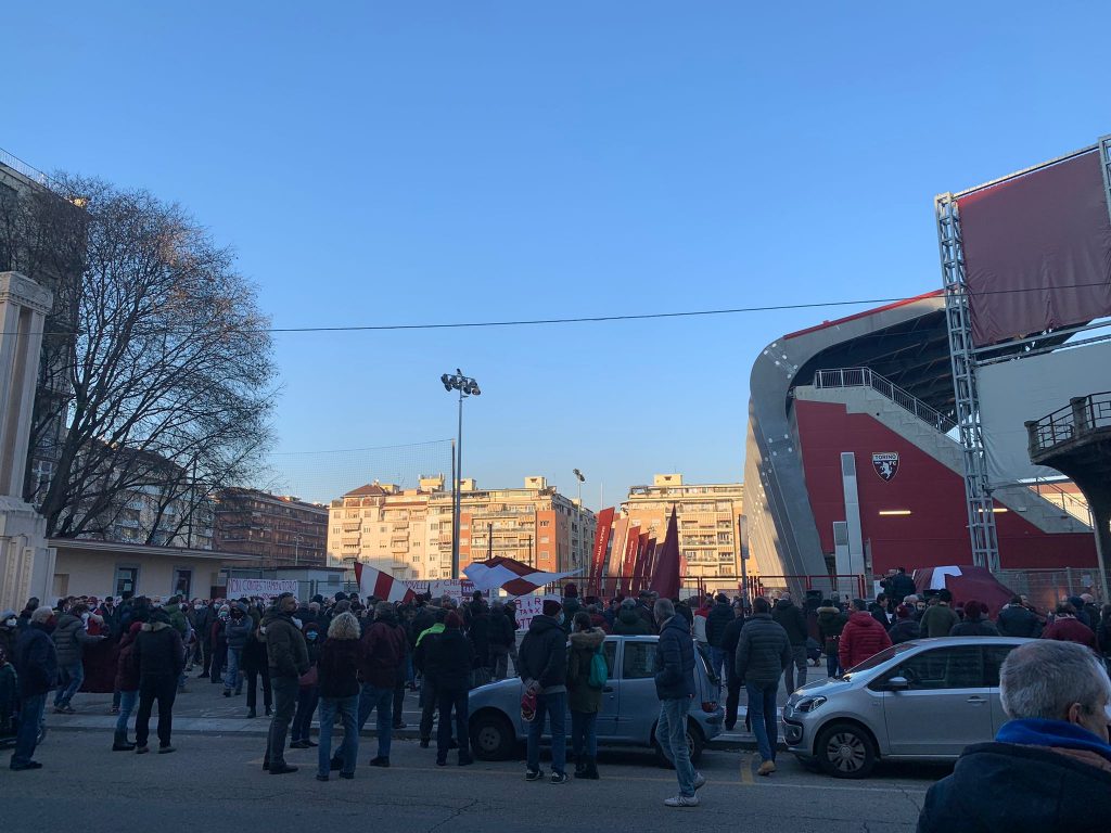 manifestazione filadelfia tifosi