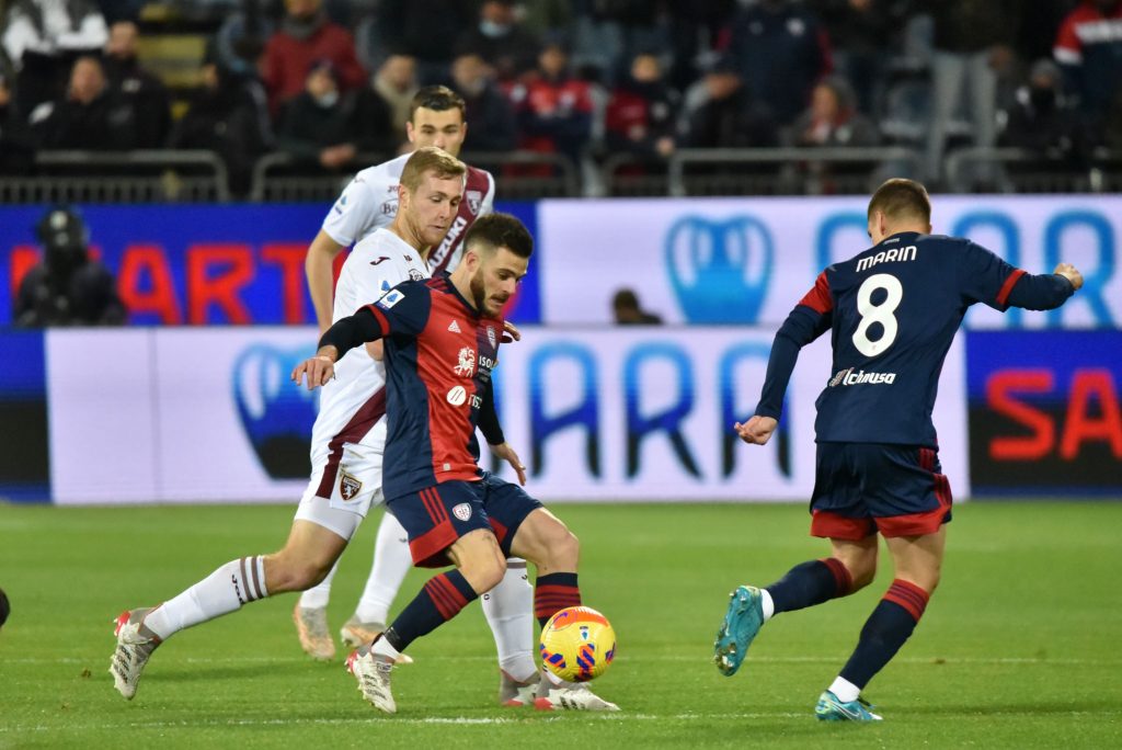 Cagliari-Torino Pobega Nandez Marin