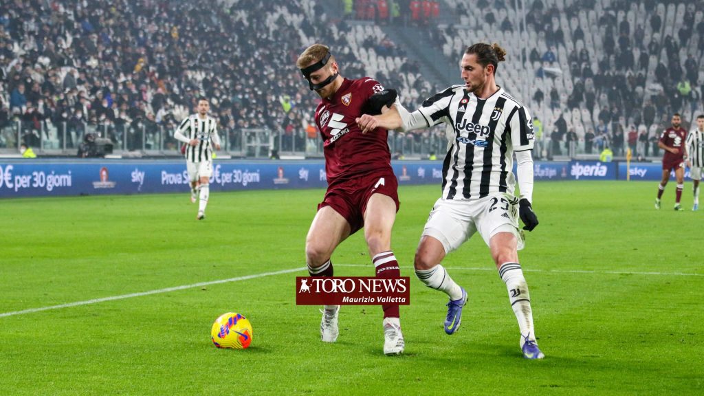 Juventus-Torino, Pobega vs Rabiot