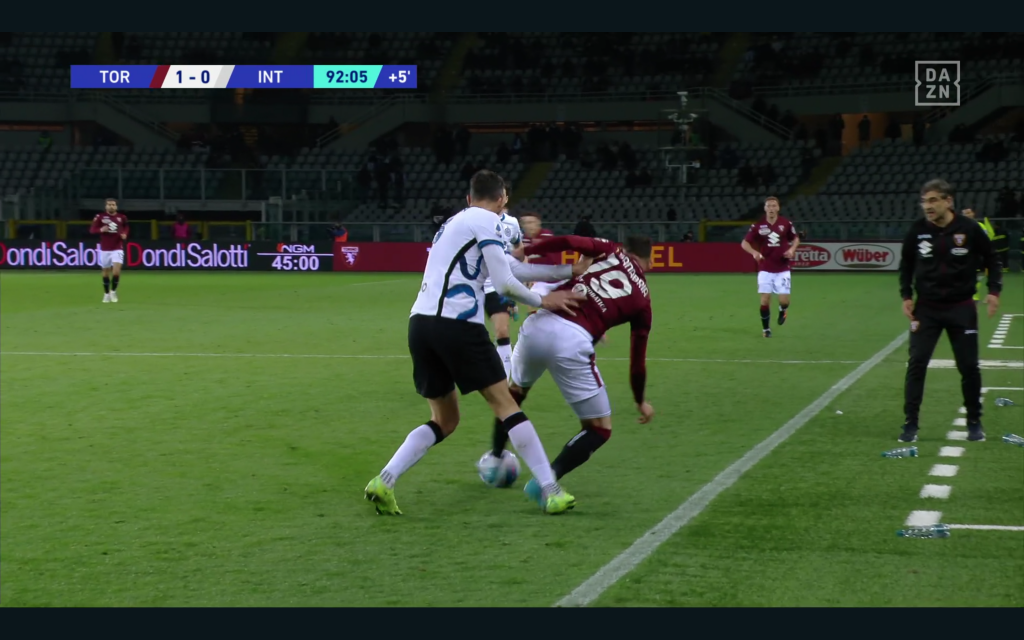 Torino-Inter Analisi gol 3