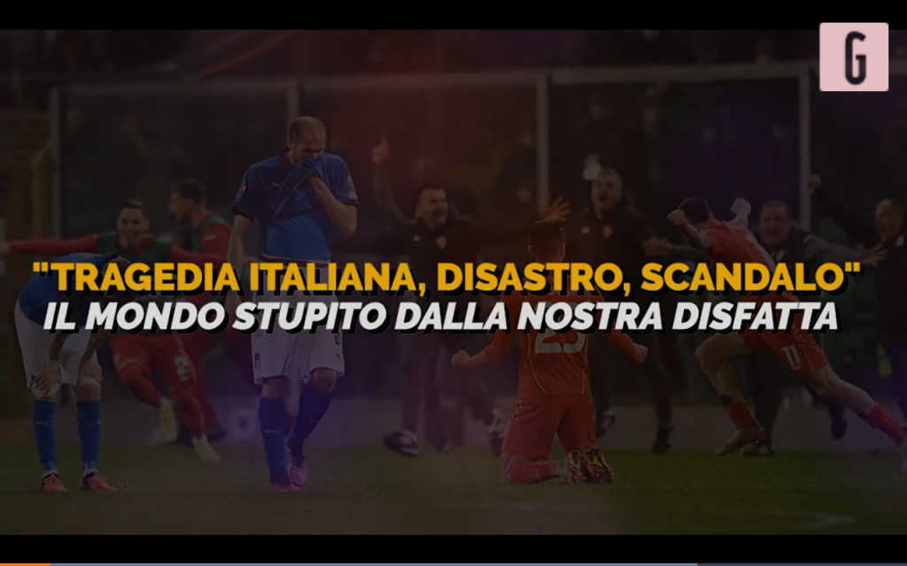 video gazz eliminazione italia