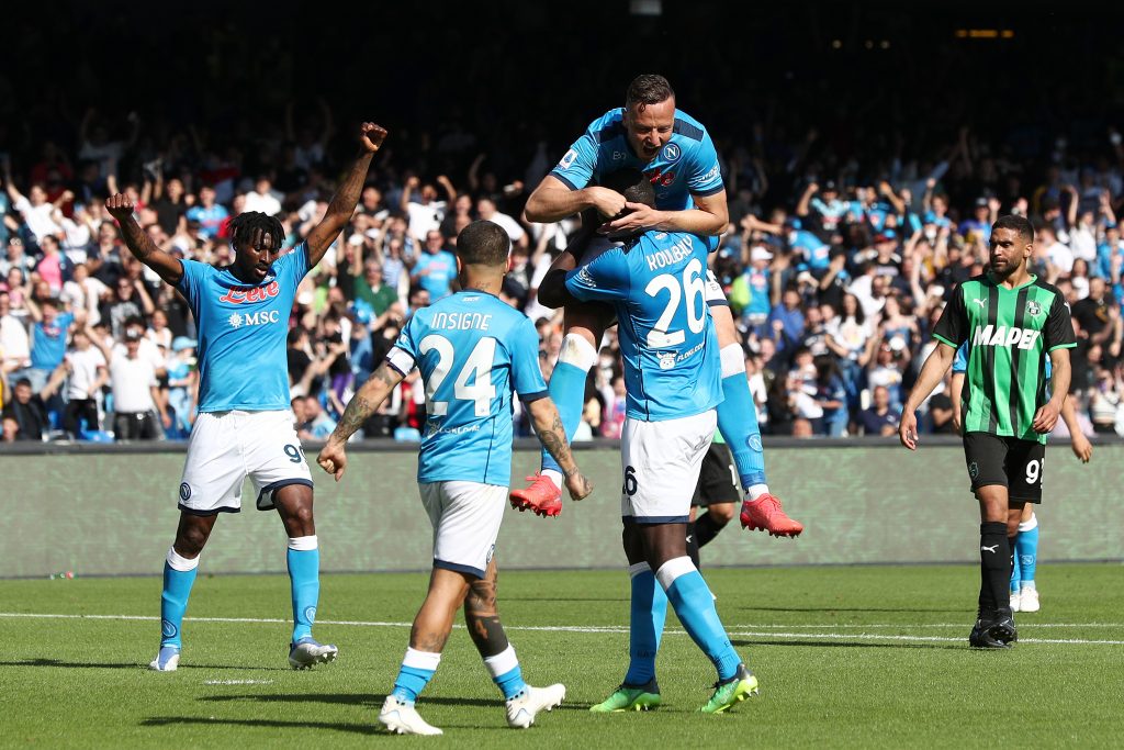 SSC Napoli v US Sassuolo - Serie A