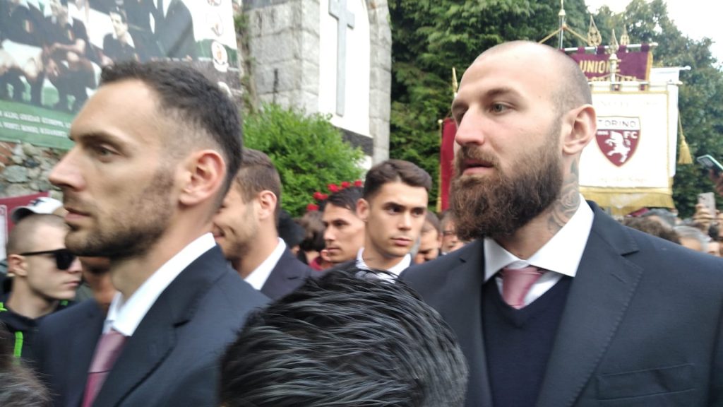 4 maggio 2022: messa Basilica di Superga, Vanja Milinkovic-Savic e Berisha