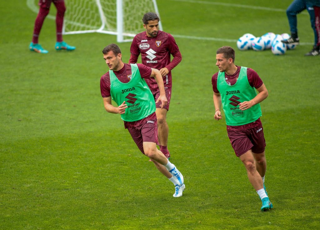 Torino allenamento, Buongiorno Praet e Rodriguez