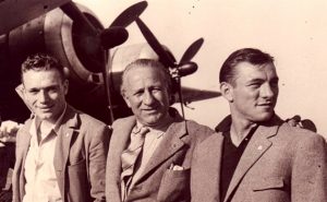 Erbstein sat outside the plane with Rigamonti (left) and Bacigalupo on the way back from a friendly in Barcelona