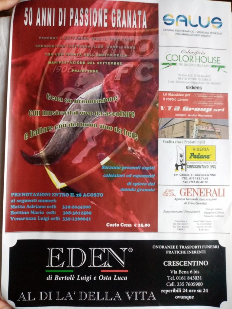 toro club crescentino