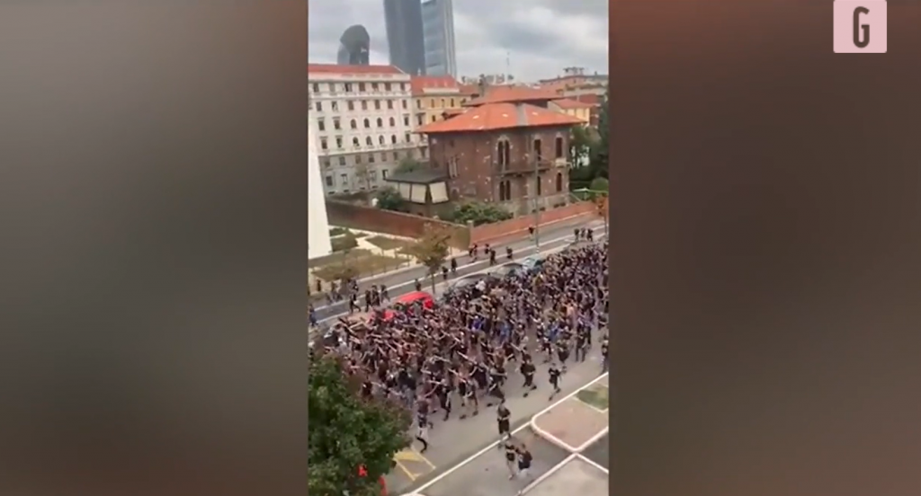 dinamo zagabria saluti nazisti (video gazz)