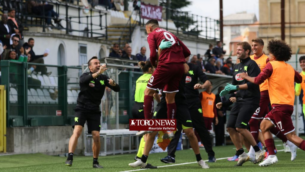 Primavera, Torino-Juventus esultanza Torino Caccavo