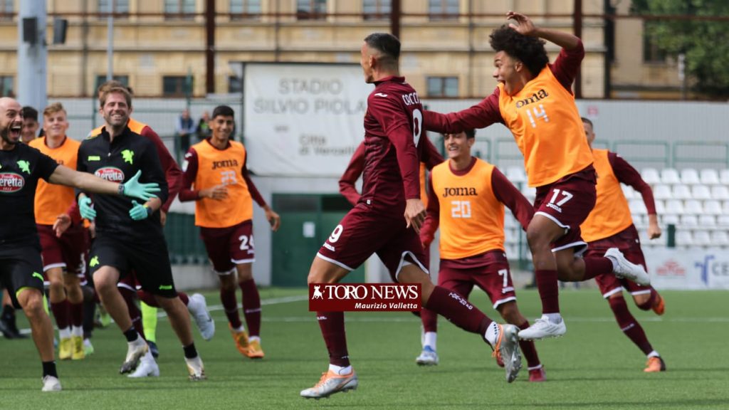 Primavera, Torino-Juventus esultanza Torino