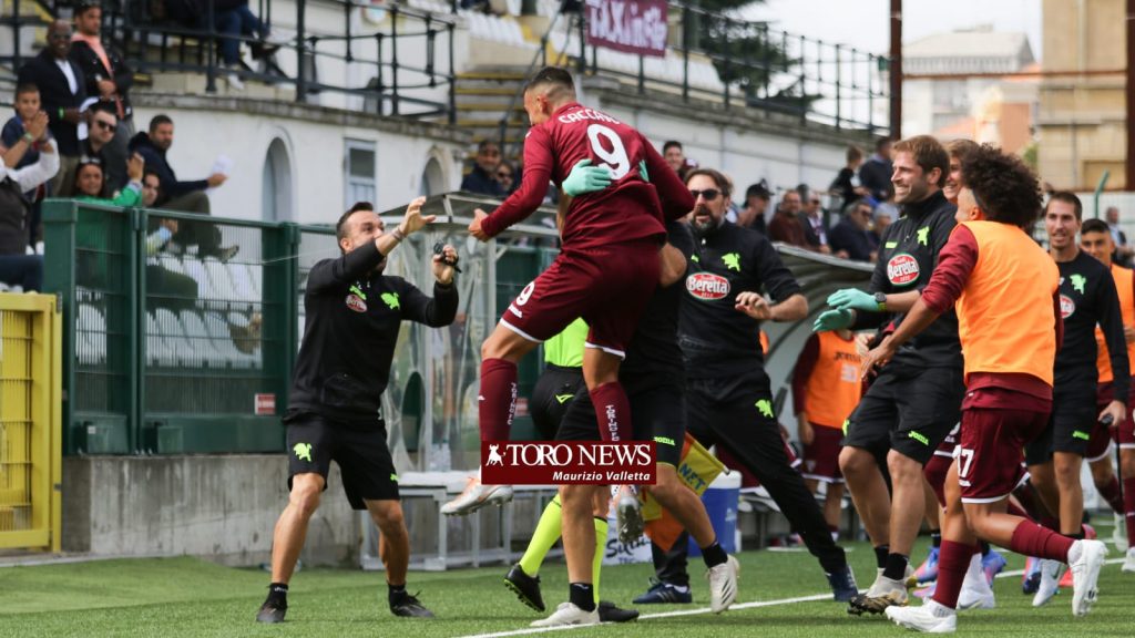 Primavera, Torino-Juventus esultanza Torino Caccavo