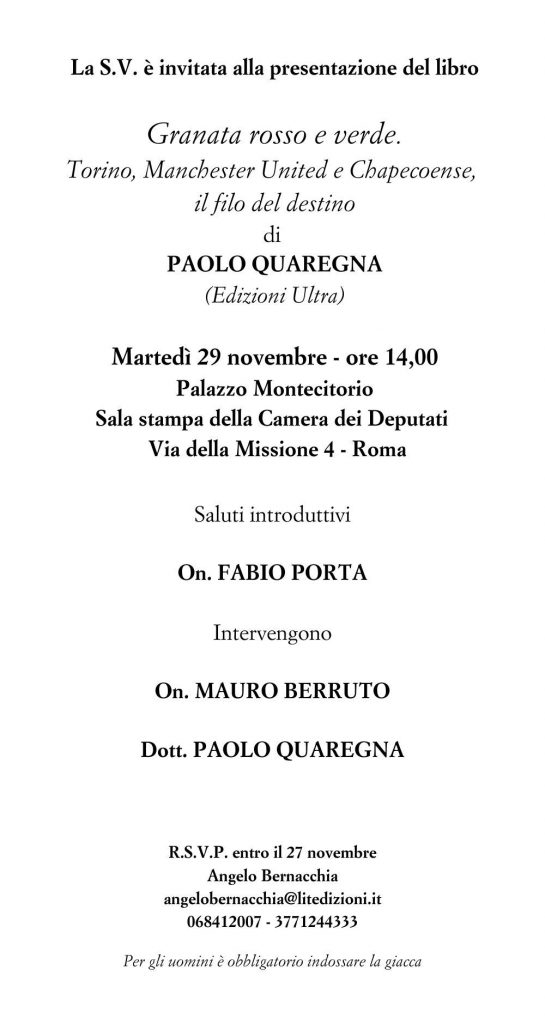 29-11 Locandina Camera dei Deputati