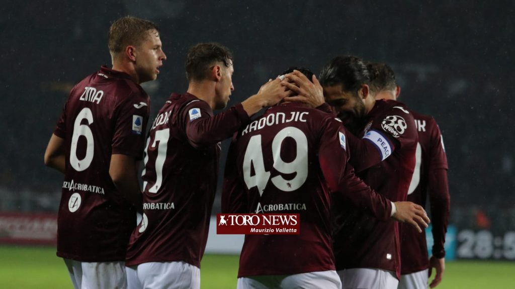Torino-Sampdoria, esultanza
