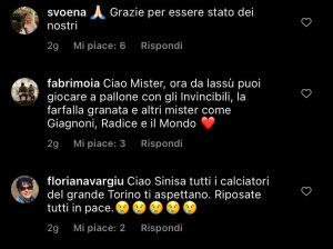 saluto mihajlovic instagram