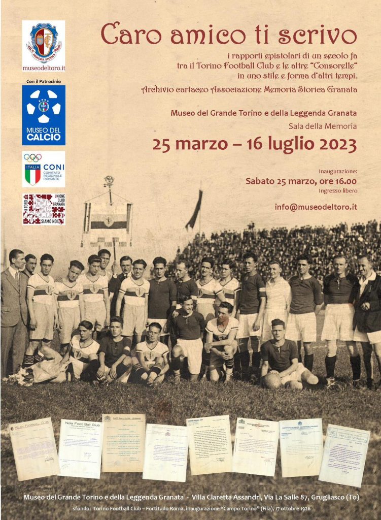 Locandina Mostra Caro Amico Ti Scrivo