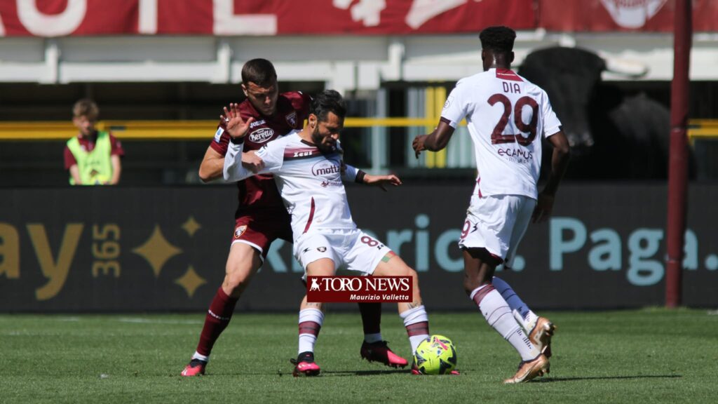 Torino-Salernitana Buongiorno Dia Candreva