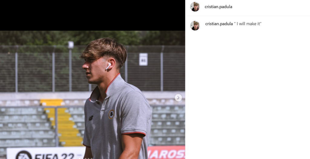 Cristian Padula (screen Instagram)