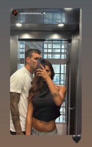 Pietro Pellegri e Carolina Stramare (Instagram di Carolina Stramare)