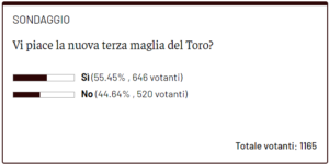 sondaggio terza maglia