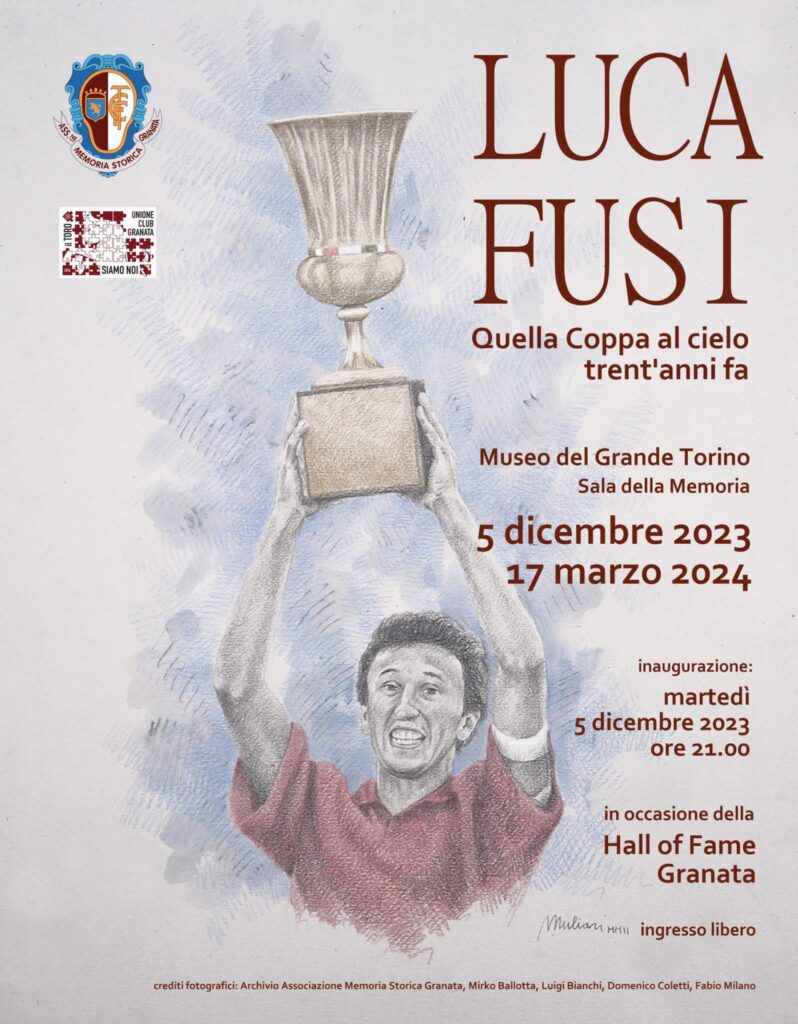 Locandina mostra su Luca Fusi