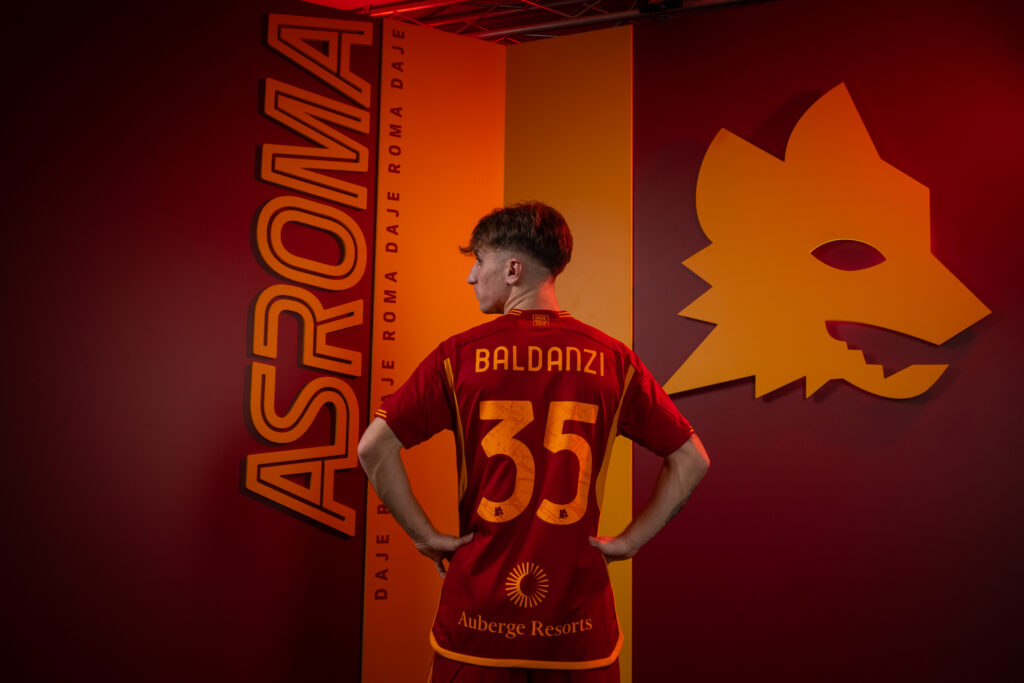 AS Roma Unveil New Signing Tommaso Baldanzi