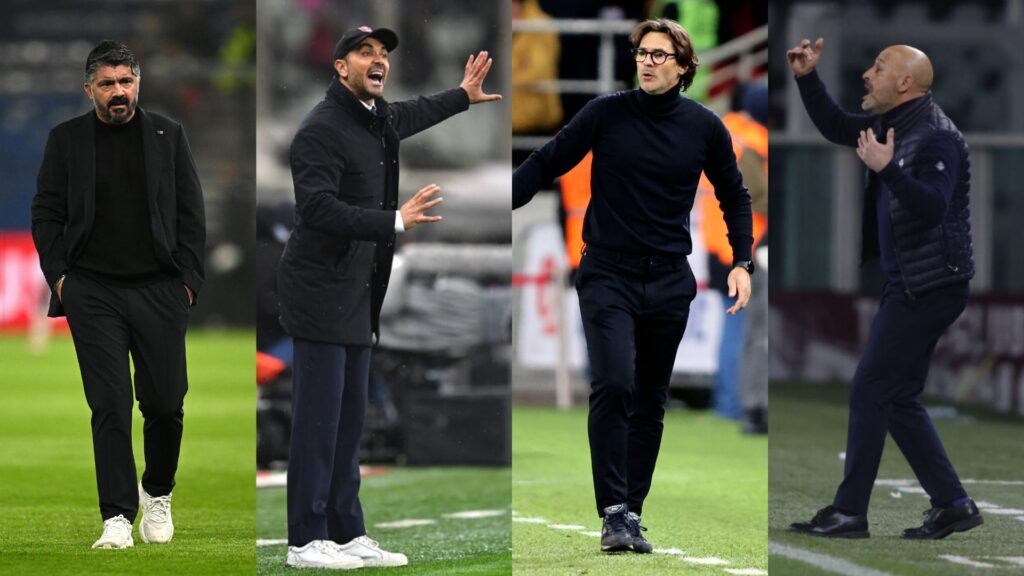 Gattuso, Palladino, Vanoli,Italiano