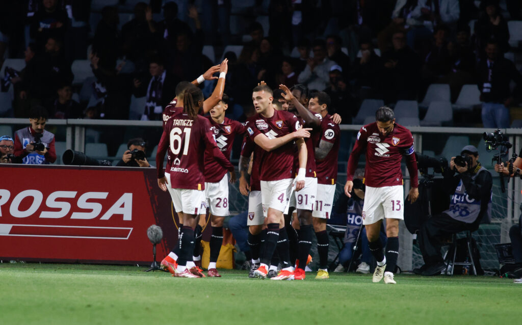 Torino-Milan esultanza