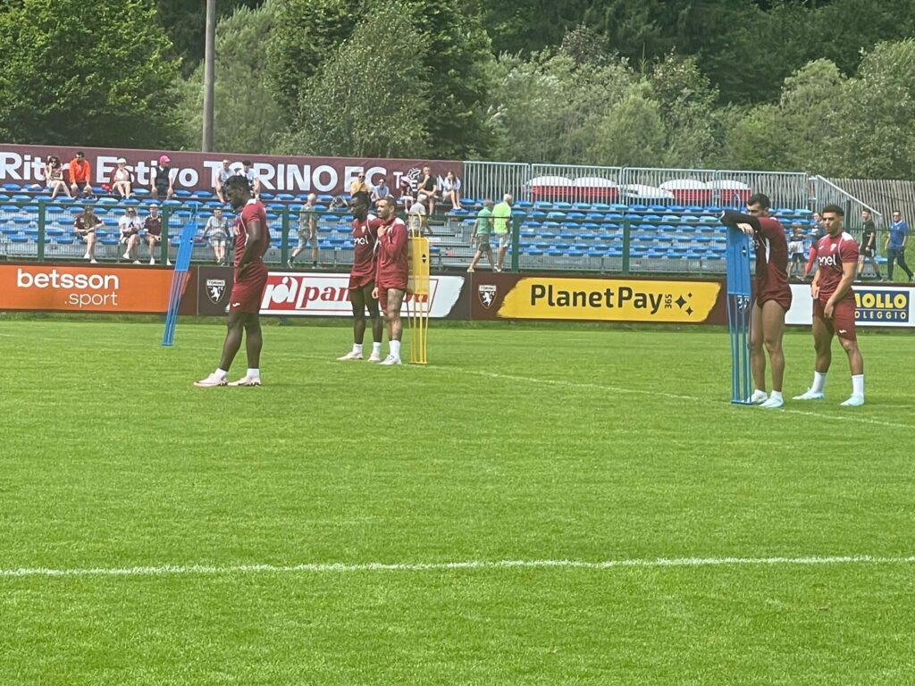 Toro allenamento pinzolo