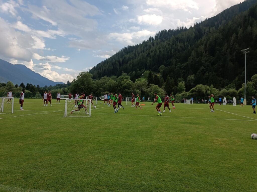allenamento Torino pinzolo
