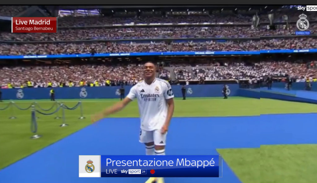 Real Madrid l'arrivo di Mbappé al Santiago Bernabeu