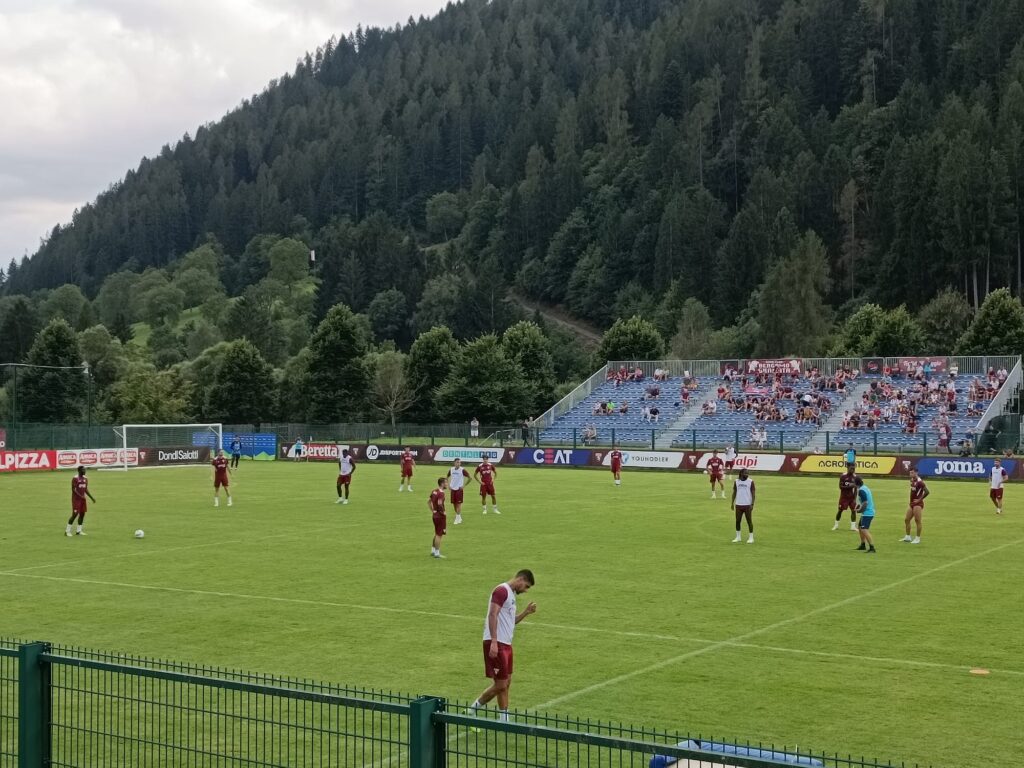 Torino allenamento pinzolo