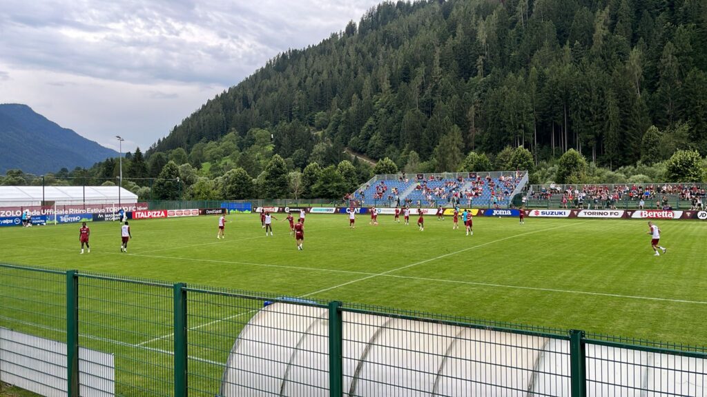 Torino allenamento pinzolo partitella