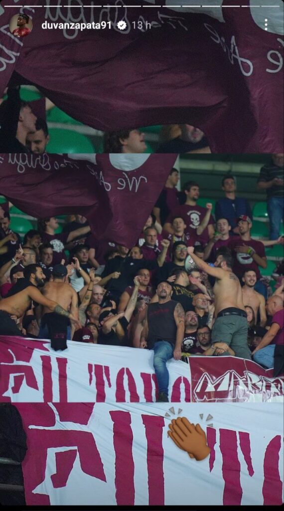 Zapata storia tifosi Verona Torino