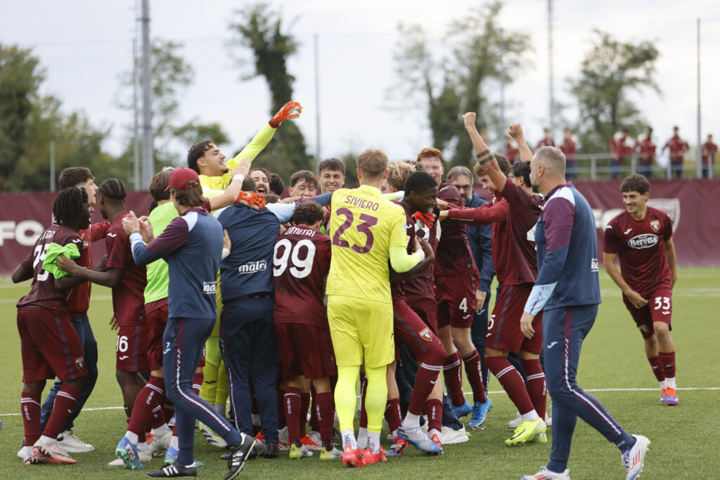 Primavera, Torino-Juventus Torino Primavera esultanza