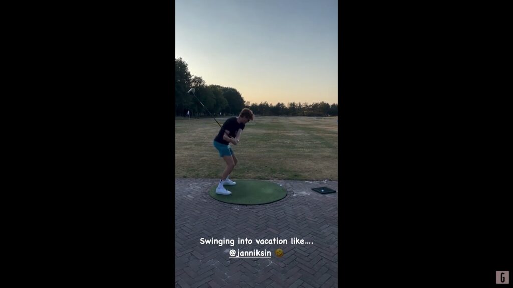 Sinner golf