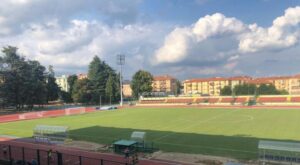 Lo stadio Pozzo a Biella