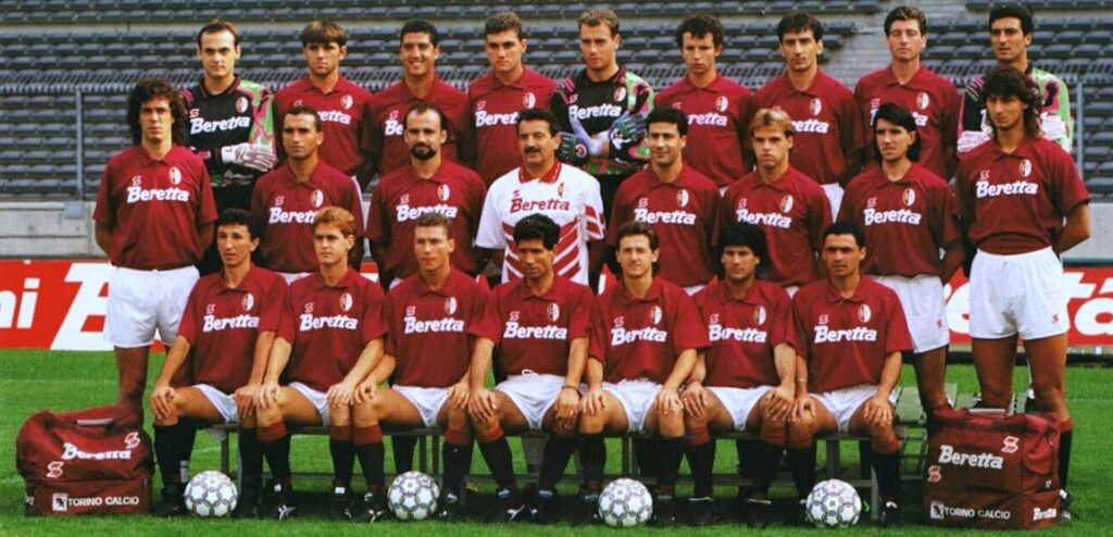 Il Torino vincitore della Coppa Italia nel 1992-1993