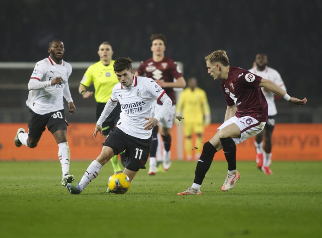 Torino-Milan, Pedersen Pulisic