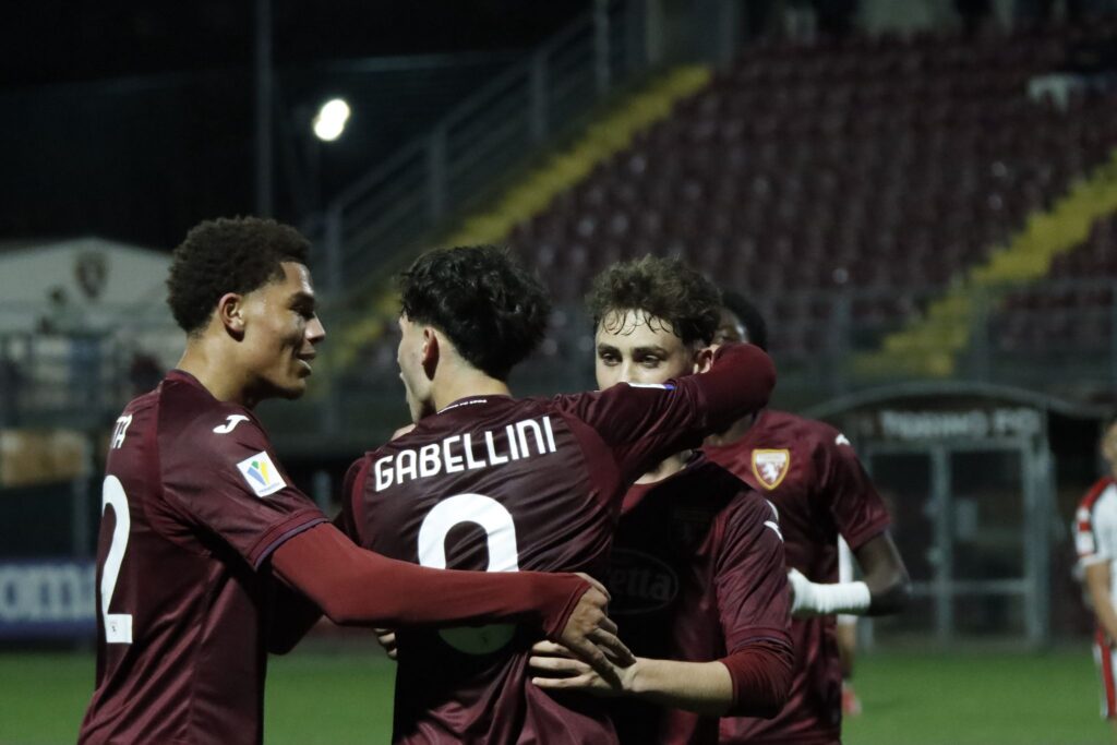 Primavera, Torino-Genoa esultanza Gabellini