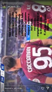 Cacciamani Storia Insta TorinoInter