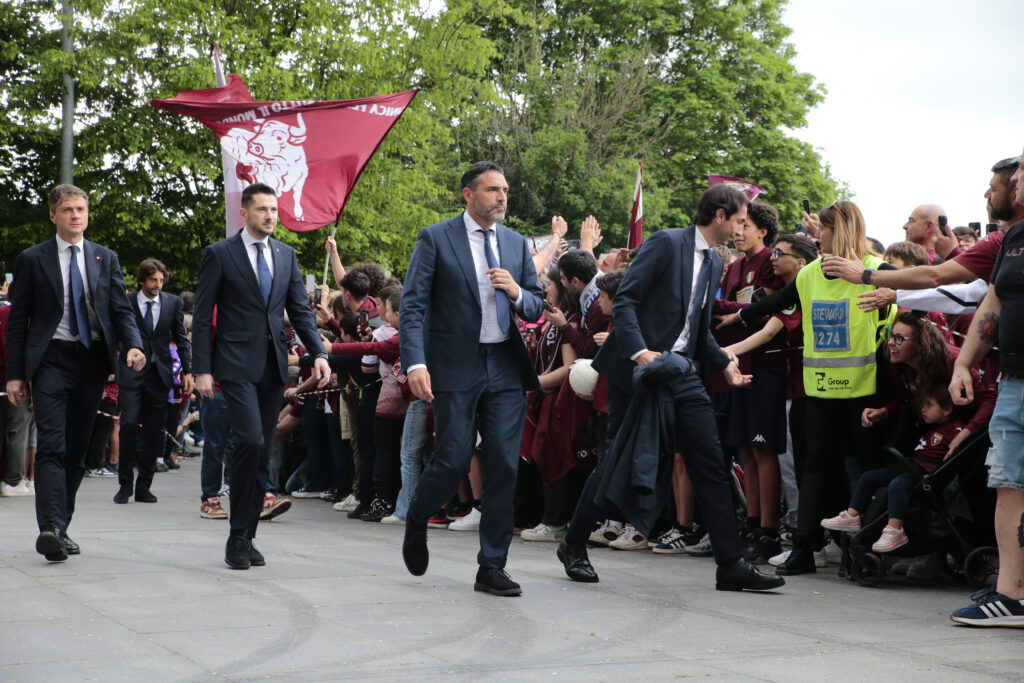 Torino FC - Emiliano Moretti e Davide Vagnati a Superga