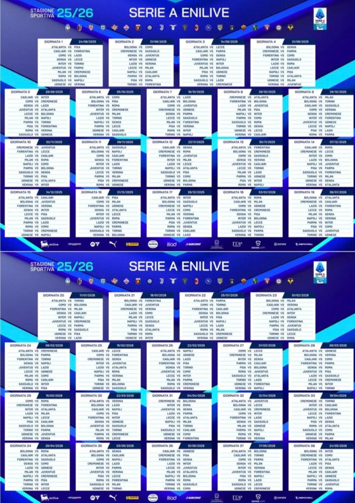 calendario serie a 2025-26