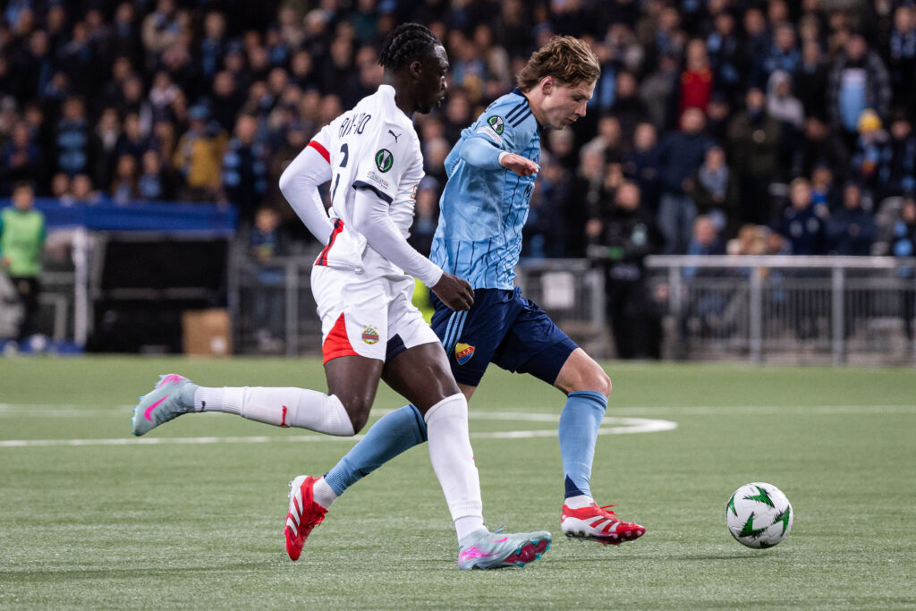 Djurgarden v SK Rapid - UEFA Conference League 2024/25 Quarter Final First Leg
