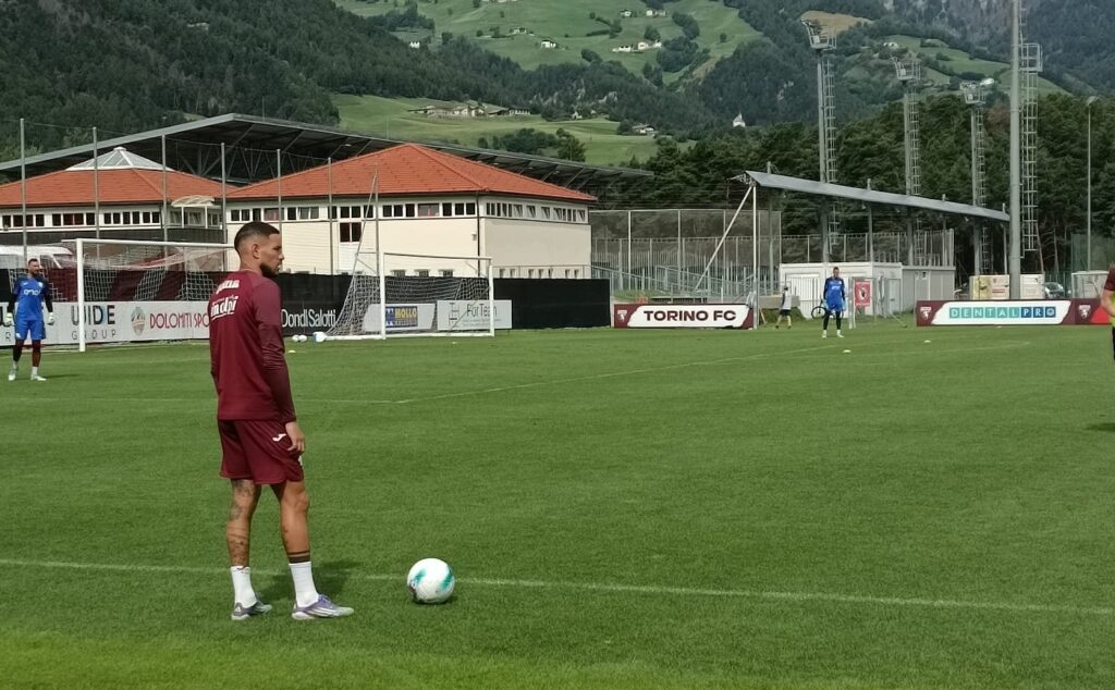 sanabria - allenamento ritiro prato allo stelvio