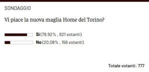 Sondaggio maglia home