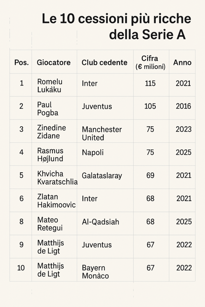 cessioni serie a