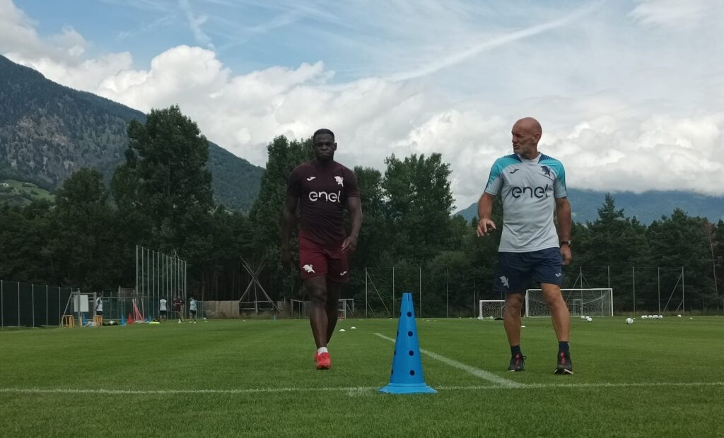 zapata - allenamento ritiro prato allo stelvio